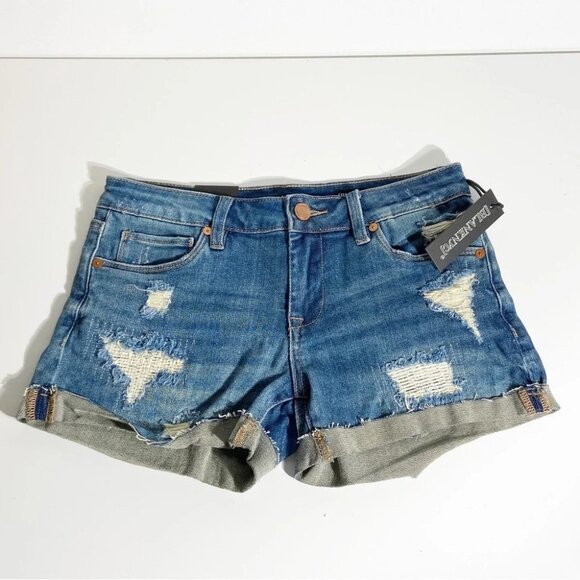 NWT BlankNYC Fulton Boyfriend Denim Shorts in Dress Down Size 24 - Picture 3 of 8